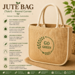 Jute Bag(Tokri)- Round Corner