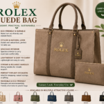 Rolex Suede Bag